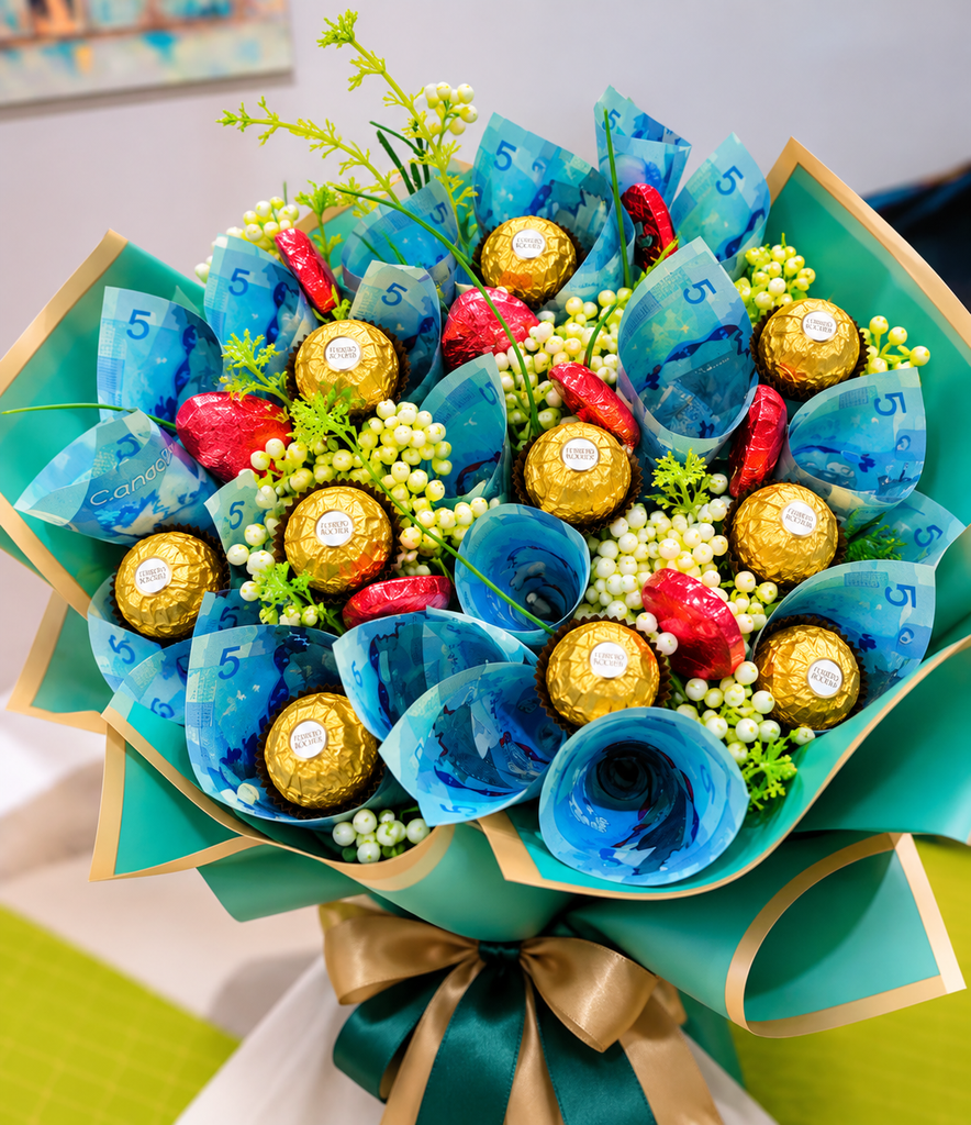 Bouquet d'Argent Prestige — avec Ferrero Rocher