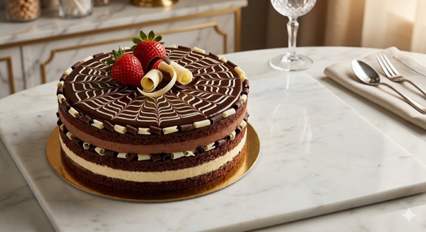 Gâteau Trois Chocolats