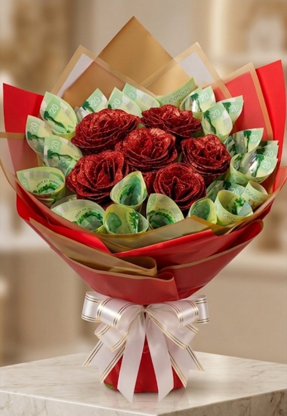 Bouquet de fleurs articielles